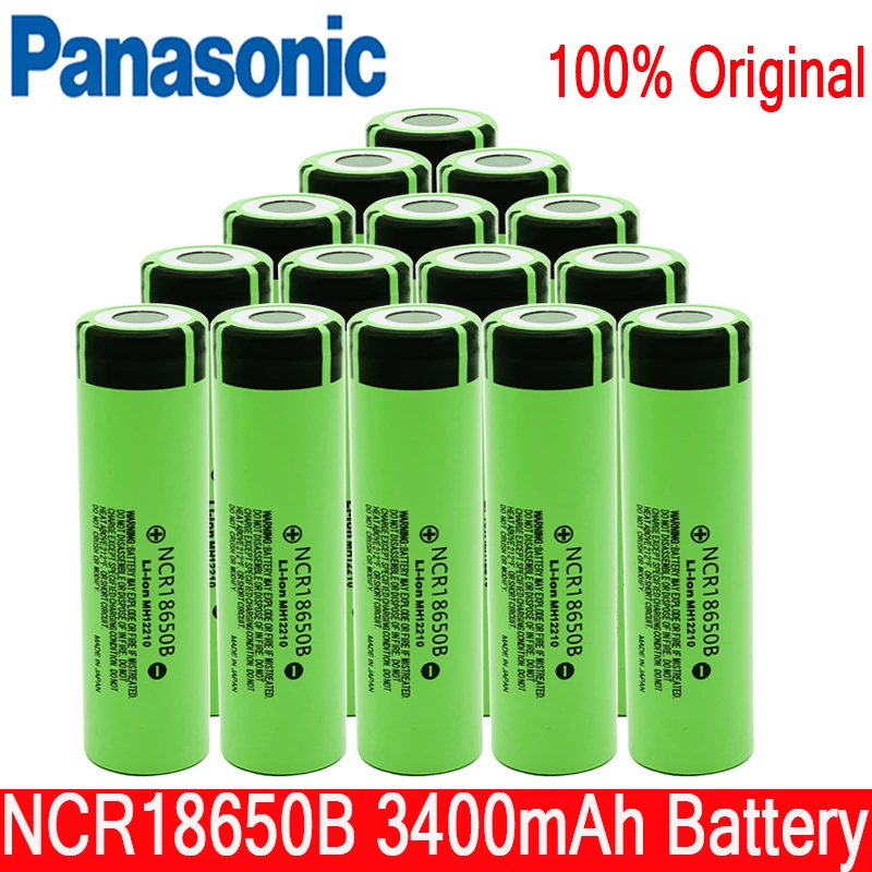 4 шт. Новинка NCR18650B 3,7 v 3400 mAh 18650 литиевая аккумуляторная батарея для Panasonic фонарик батареи и USB зарядное устройство