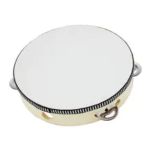 " ручной Тамбурин барабан колокольчик березовый металлический ударный музыкальный