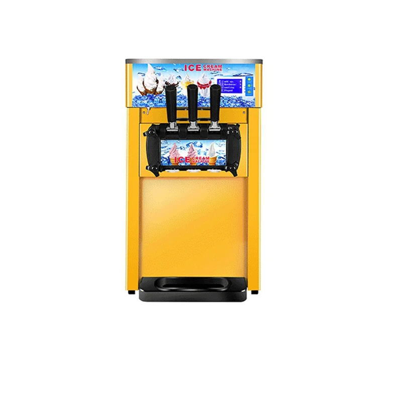 Commercial Ice Cream Machine For Sweet Cone Type Ice Cream LCD panel