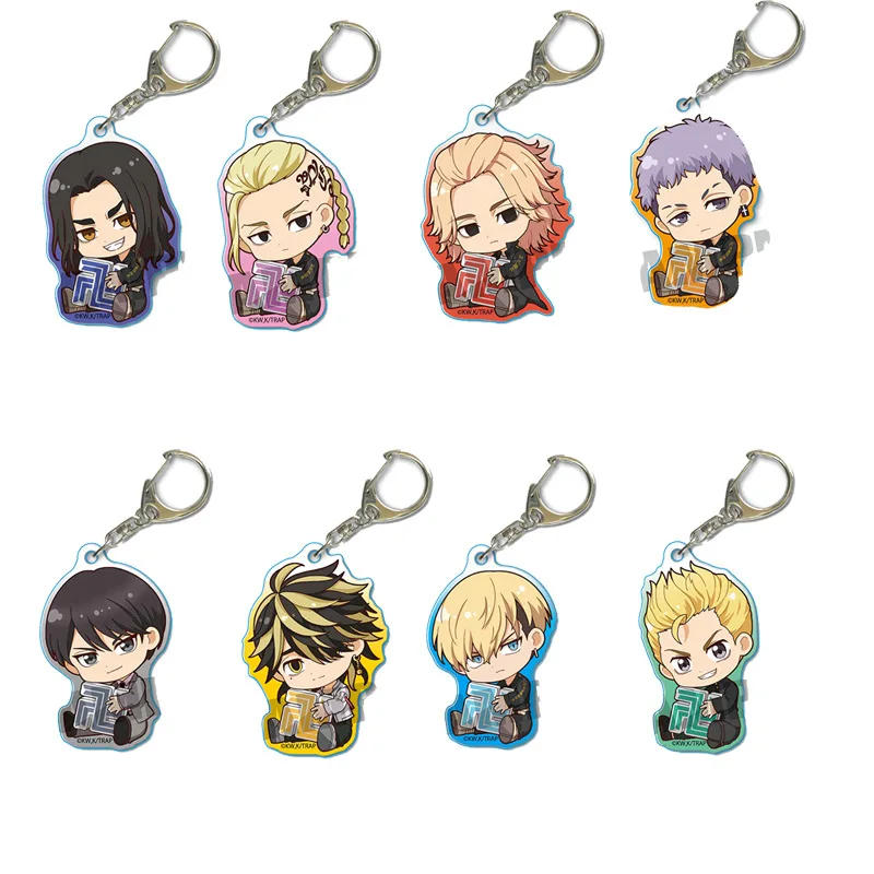 Tokyo Revengers Anime Cosplay Keychain Manjiro Ken Takemichi Hinata Atsushi Chibi Kawaii Bag Pendant Fans Collection | Украшения и