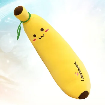

Simulation Fruit Banana Pillow Stuffed Cotton Plush Toy Gift Washable Throw Pillow Nursery Bedroom Toy Home Decoration Girlfrien