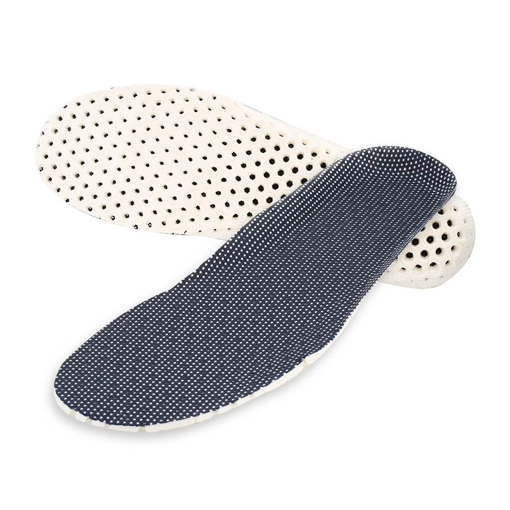 white net blue net Comfortable Support Insole Casual Insole Shoes Insoles 1pair EVA 40 Yards Shock Absorption Orthotic Arch Sports Insole Adult - Цвет: white net blue net