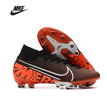 

Nike Superfly 7 Elite SE AG Outdoor Men Boys Soccer Shoes AG Football Boots High Ankle Kids Cleats Training Sport Sneakers