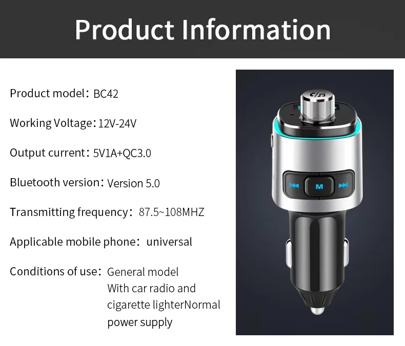 Автомобильное USB зарядное устройство Quick Charge 3,0 Dual USB QC3.0 Mp3 плеер атмосферное освещение автомобиля зарядное устройство для мобильного телефона Iphone samsung HUAWEI