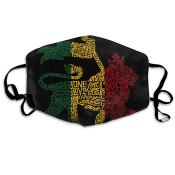 

NiYoung Unisex Fashion Anti Dust Pollution Outdoor Mouth Mask with Adjustable Ear Loops, Protection Warm Windproof Rasta Reggae