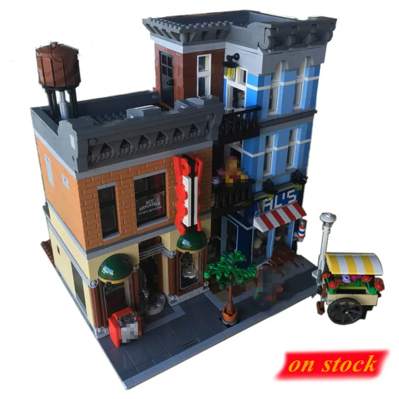 Серия house fit 10246 создатели город стритью Набор Фигурки Дом Модель Строительный комплект Блоки Кирпичи подарок для детей diy игрушка