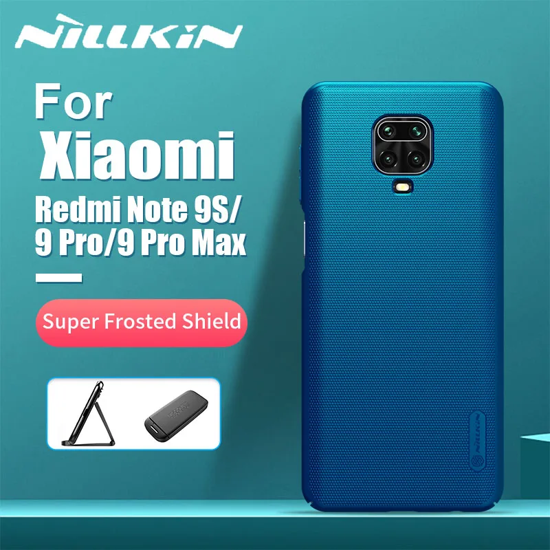 Nillkin Case for Xiaomi Redmi Note 9 Pro Max Case Frosted Shield Hard PC Phone Back Bag Full Cover Case on Redmi Note 9s 6.69'' Nillkin Case for Xiaomi Redmi Note 9 Pro Max Case Frosted Shield Hard PC Phone Back Bag Full Cover Case on Redmi Note 9s 6.69''