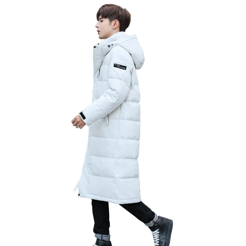 2021 Winter Jacket Men/Women Casual Men's Long Down Jacket Warm Wind breaker Waterproof White Duck Down Coat Men Outerwear black puffer coat