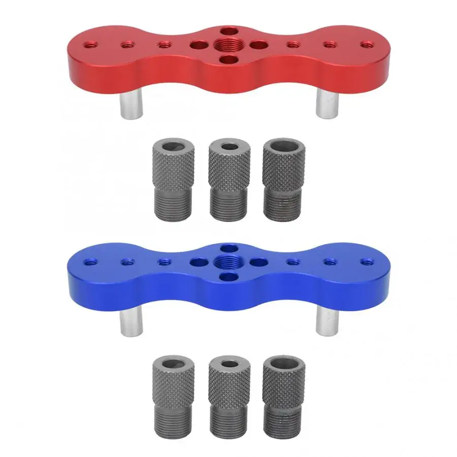 Woodworking Dowel Drill Bit Guide Locator Jig Positioner Aluminum Alloy 6/8/10mm Hole Opener Tool | Инструменты