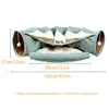 Cat Bed Tunnel Collapsible Removeable Cat Tunnel Tube Pet Interactive Play Toys with Plush Balls For Cat Puppy Pet Supplies 2
