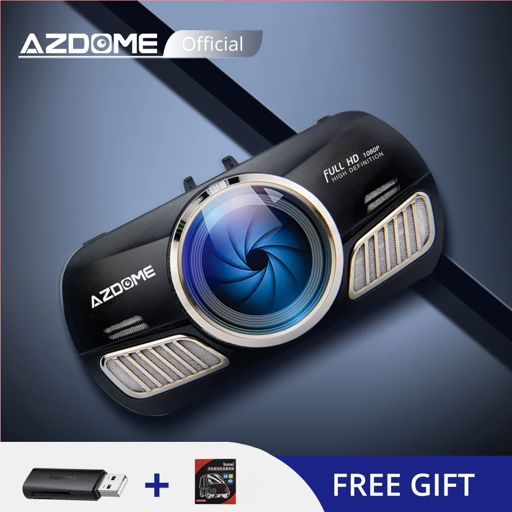 AZDOME M11 Dash Cam 3 дюймов 2.5D ips экран Full HD1080P Автомобильная камера DVR двойной объектив