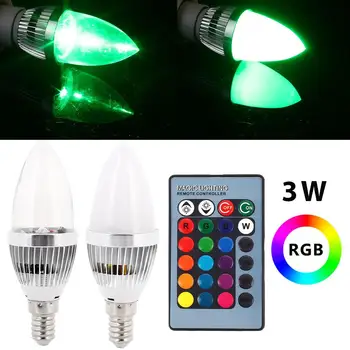 

Aluminum & PC Dimmable LED Bulb Candle Light Color Changing Dimming Bright Light Bulb Luminous