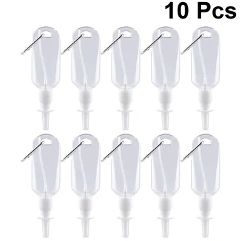 

5pcs 30ml Trunk Spray Bottles Empty Plastic Refillable Atomizer With Hook Santinizer Spray Bottle (30ML Inverted Bottle + 18PCs