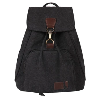

ASDS-Ladies Canvas Retro Fashion Backpack Student Schoolbag Fabric Backpack Bucket Bag Travel Men Casual Simple