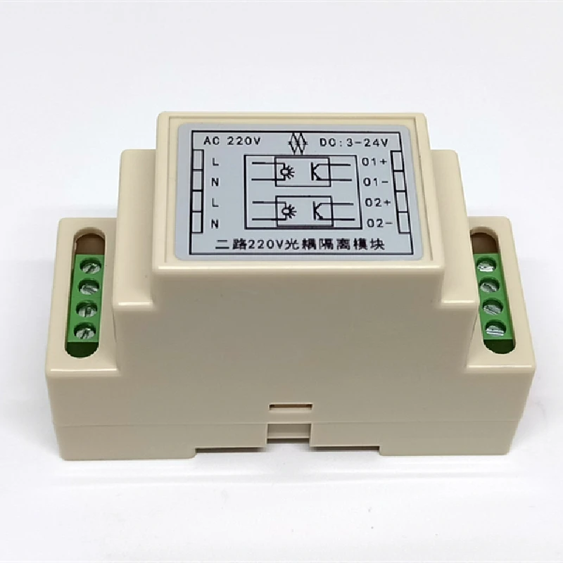 

2 Way 220V Optocoupler Isolation Module/220V Detection/AC Detection/Enhanced Version of Card Guide
