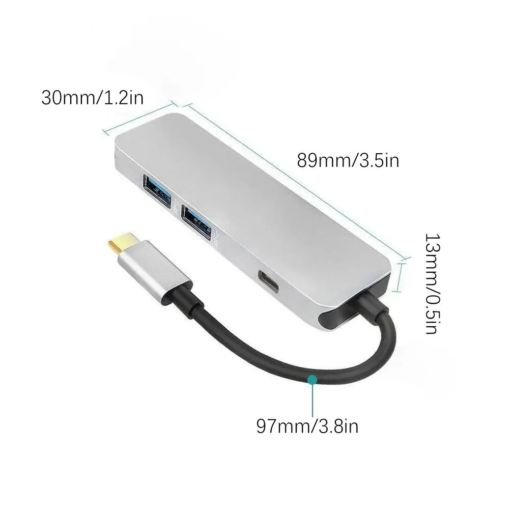 4K Тип C к HDMI Av ТВ кабель адаптер портативный тип C к HDMI кабель адаптер бытовой Тип C к HDMI кабель адаптер