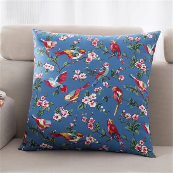 

Decorative Bird Pillow Sofas Line Pillowcase Cojiness Decoratif Flower Case Colorful Sofa For Throw pillows Home 7DJXZ3