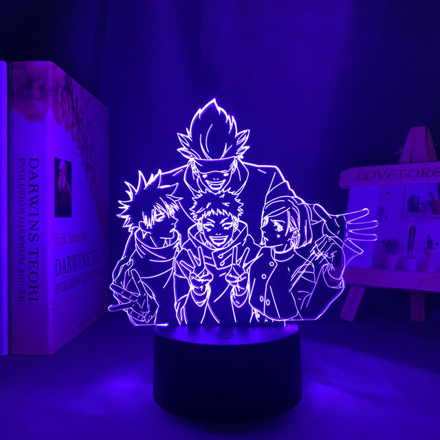 SATORU GOJO TEAM 3D LED LAMP