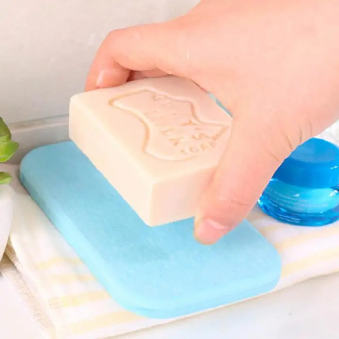 Новая Подложка для мыла быстросохнущее мыло Diatomite Pad портативная кухонная мыльница для ванной комнанты водопоглощение нескользящее дезодорантное мыло коврик