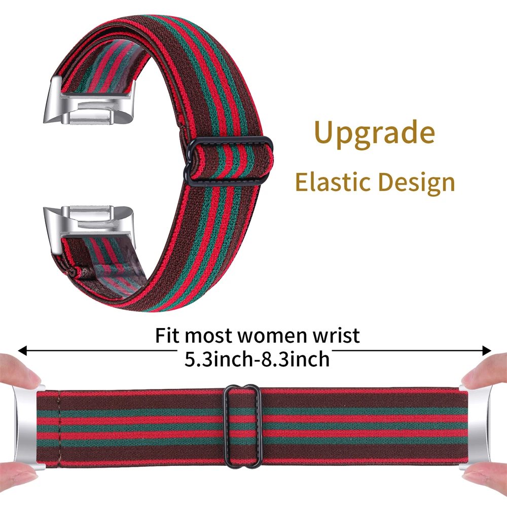 Chofit Bracelet Compatible Bracelets Charge 5 Élastique Tissé