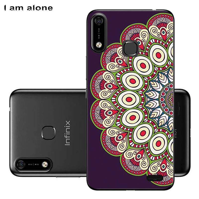 Сумка для телефона I am alone для Infinix Hot 7X624 6,2 дюймов Мягкий ТПУ модные чехлы для мобильных телефонов Infinix Hot 7X624 - Цвет: TPU C59