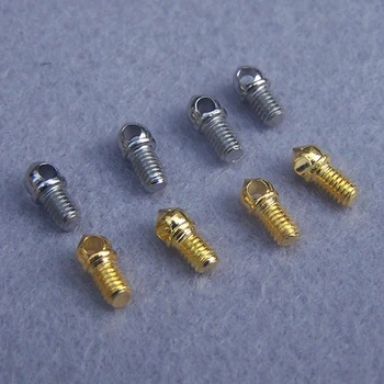 

M3 M4 quartz lamp screw hole head line through candle Led light arm crystal chandeliers fastener gold and siliver color ball