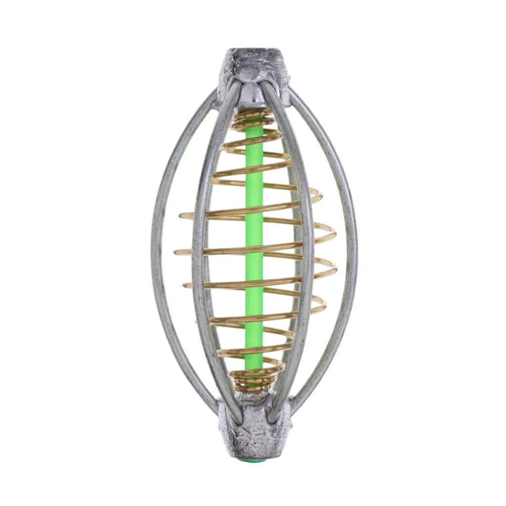 Carp Fishing Feeder 6 Wire Bait Thrower Fishing Tackle Lead Sinker 5cm 6cm 6.6cm