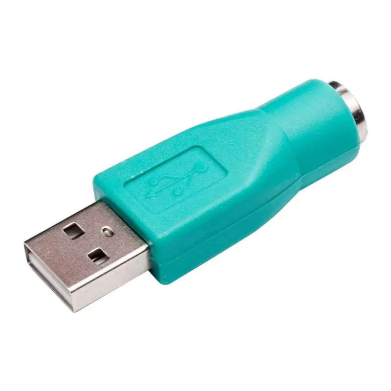 

Two Colors Portable 2pcs/set USB To PS/2 Converter Male-to-female Connector For Mouse Keyboard