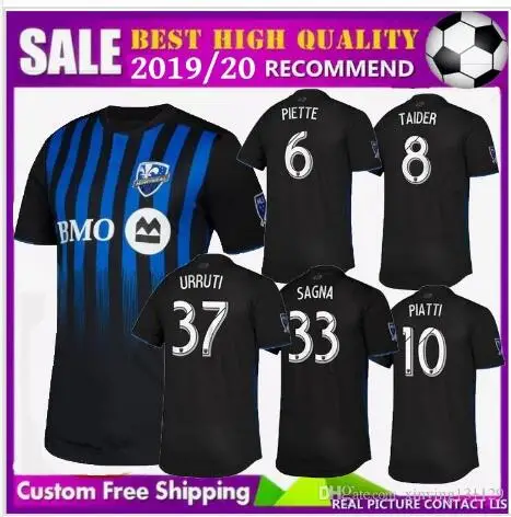 19 20 Новая Домашняя футбольная майка с Монреалем качество Таиланд DROGBA EDWARDS PIATTI футбольные майки