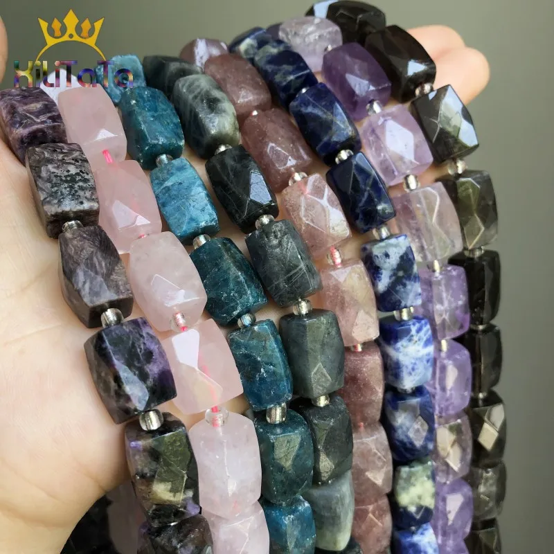 Billig 11*16mm Natürliche Echte Perlen Unregelmäßigen Labradorit Rosa Quarz Charoite Sodalith Perlen Für Schmuck Machen Armband Zubehör