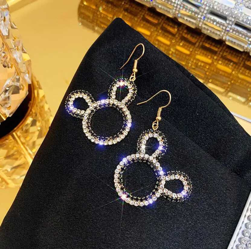 Набор сережек с Микки Маусом из мультфильма Маус Рождественский подарок на