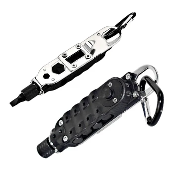 

LED Light Multifunction Small Screwdriver Sets Mini EDC Tools Pocket Keychain Screwdriver With Phillips Slot Hex Screwdriver
