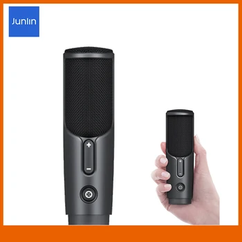

JUNLIN Wired Digital Microphone HD Noise Reduction Portable Real-time Ear Return Microphone For TV, karaoke