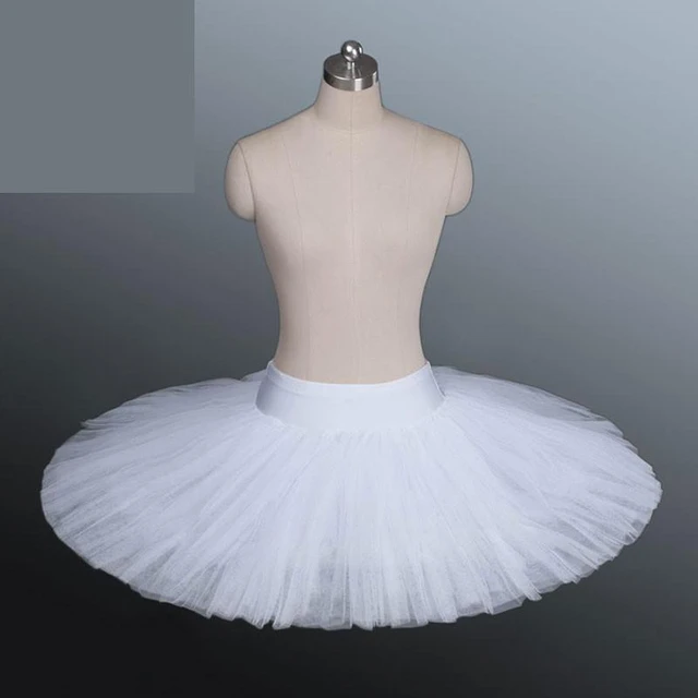 Falda para Ballet y Danza Color Blanco - Tallas para Mujer y Niña