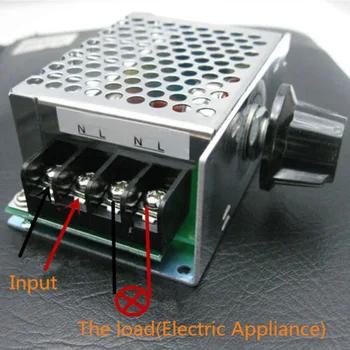 

4000W 220V AC SCR Electric Voltage Regulator Motor Speed Control Controller 2019