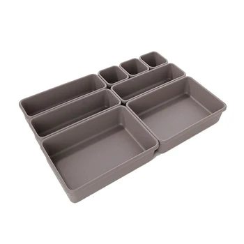 

Adjustable 8 pieces Plastic Storage Box Jewelry Earring Bead Screw Holder Case Display Organizer Sundries Finishing Storage box