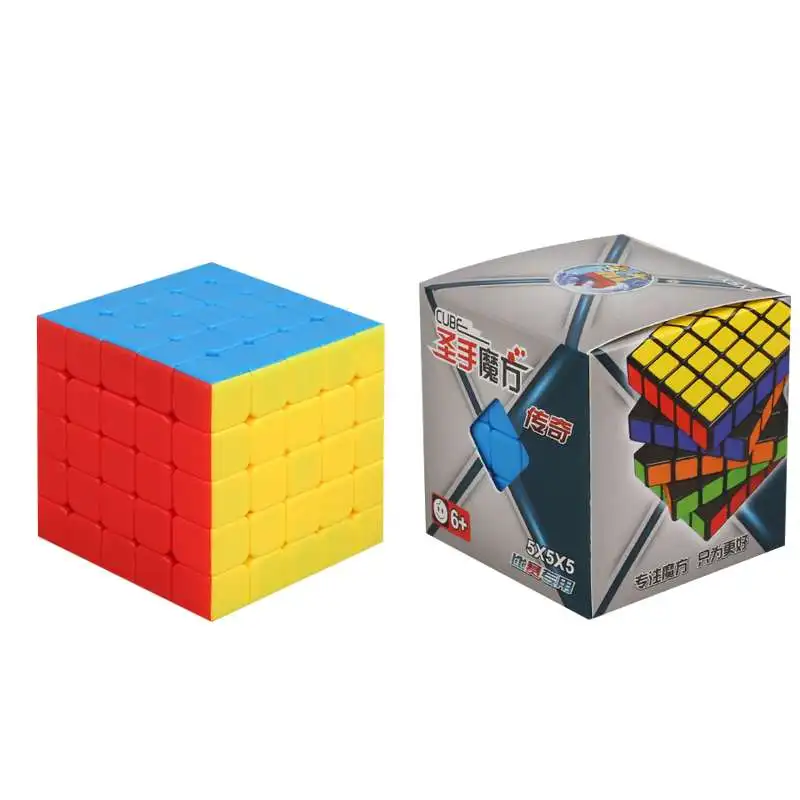 Shengshou Legend 4x4x4 магический куб sengso 3x3x3 neo куб матовая поверхность ПВХ наклейки Cubo Magico скорость Головоломка Развивающие игрушки - Цвет: 5x5x5