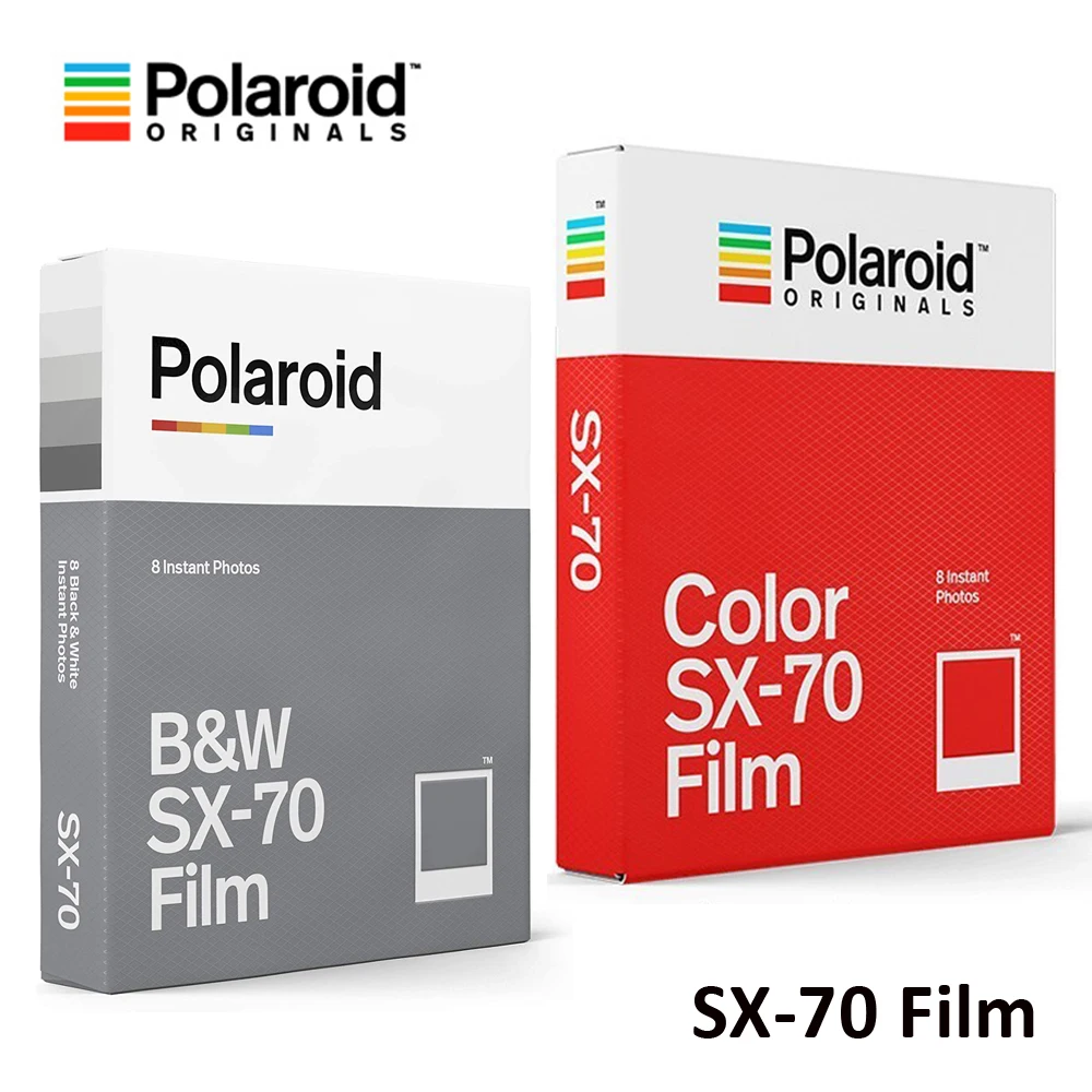 pijnlijk Oorzaak piloot Original Polaroid B & W / Color Film Instant Photo Paper 8 Sheets For  Polaroid SX-70 Instax Camera