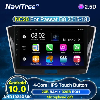 

For VW Passat b8 Magotan 2015-2018 Car Radio Multimedia Video Player Navigation GPS Android 2G+32G IPS 2.5D wifi