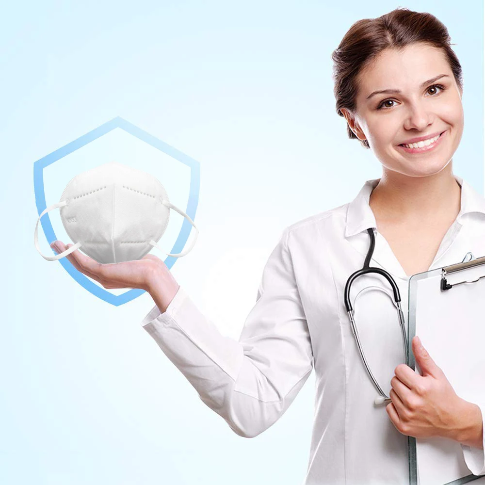 

Face Masks Air Purifying Dust Pollution Vented Mouth Masks with Elastic Earloop GK99