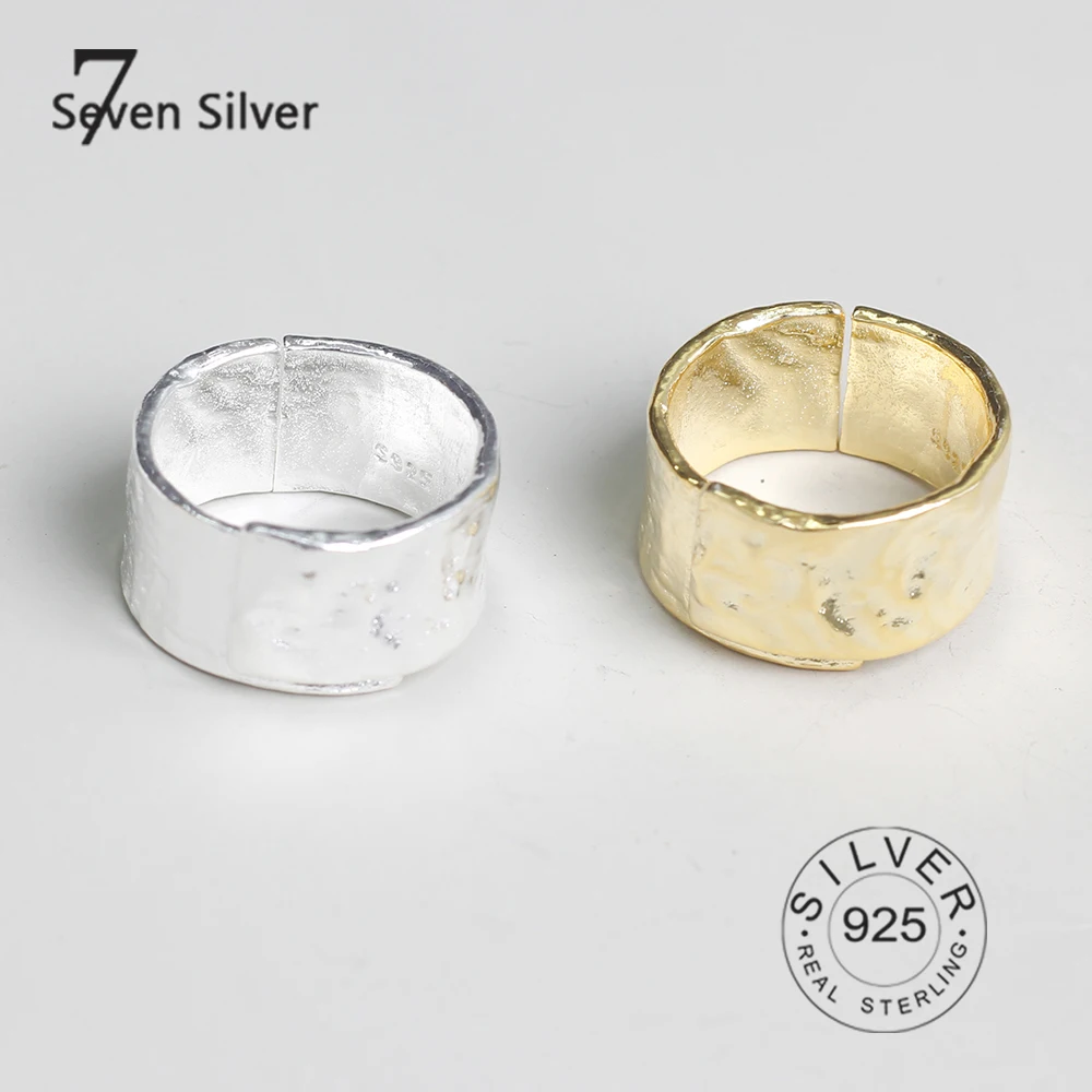 925 Sterling Silver Rings For Women Trendy Adjustable Antique
