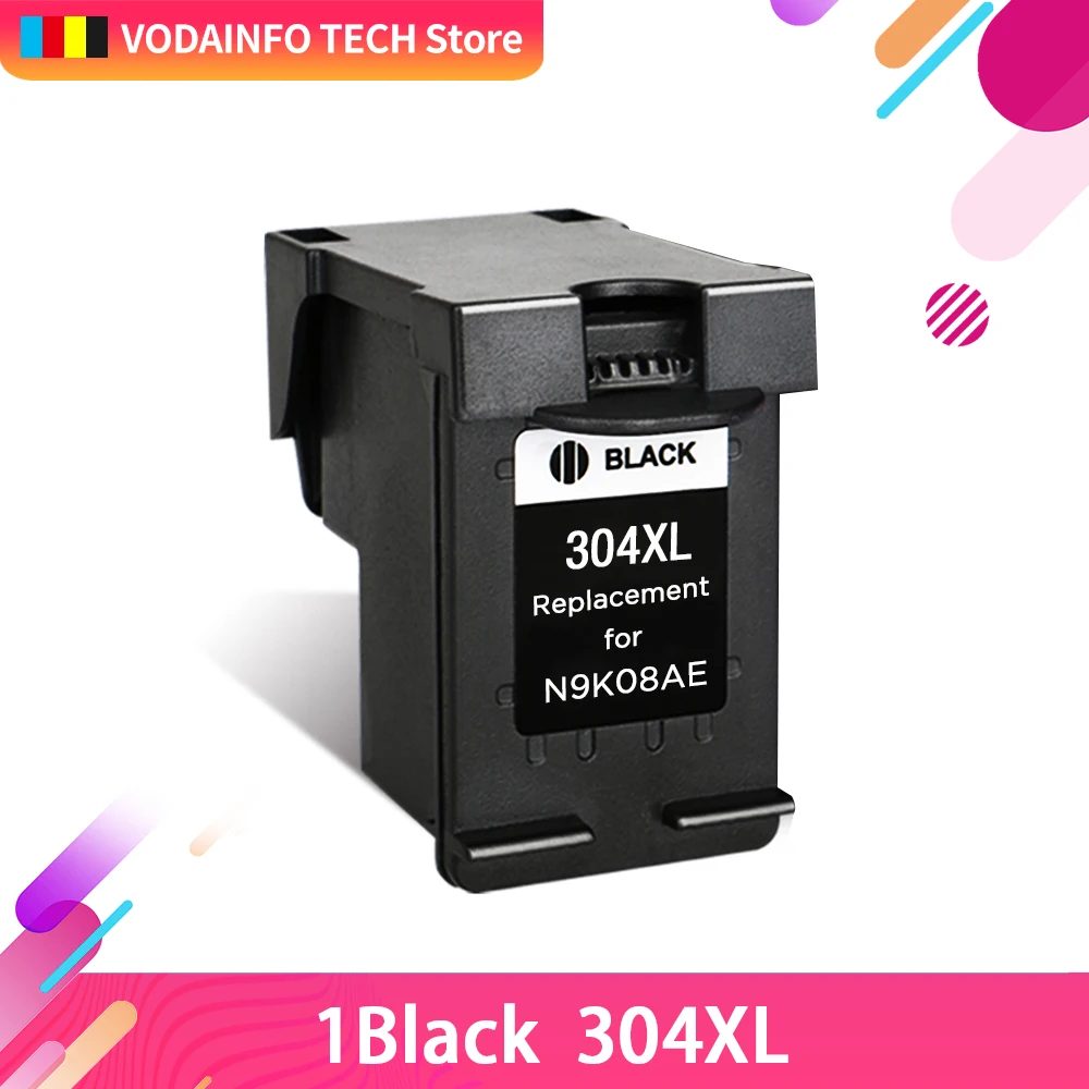 

QSYRAINBOW compatible for hp 304 hp304 HP Deskjet 3720 3721 3723 3724 2620 2630 2632 Envy 5020 5030 5052 5055 printer hp 304 xl