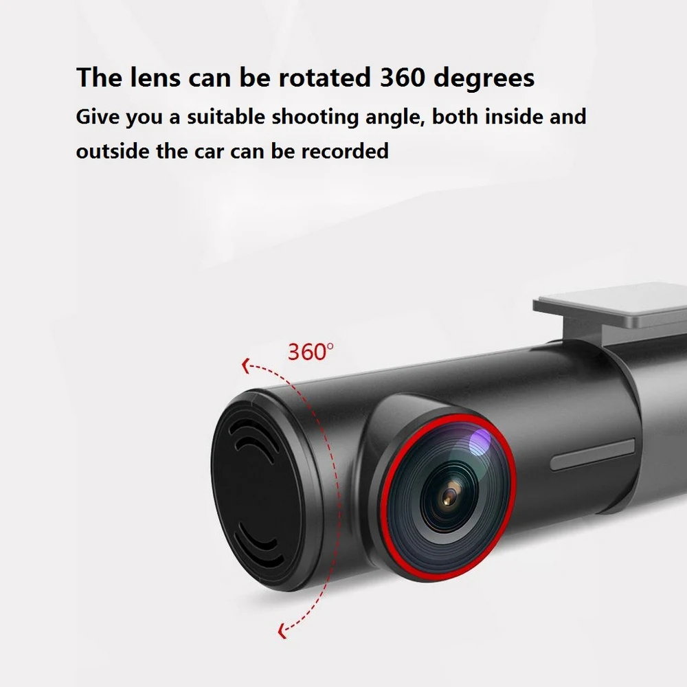 U700 Мини Скрытая FHD 1080P Автомобильная видеорегистратор передняя задняя двойная