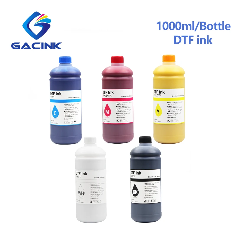

1000ml/Bottle DTF Ink Transfer Film Textile Ink For Epson L1800 L1300 R2400 L805 L800 P600 P800 Printer with D5 4720 Printhead