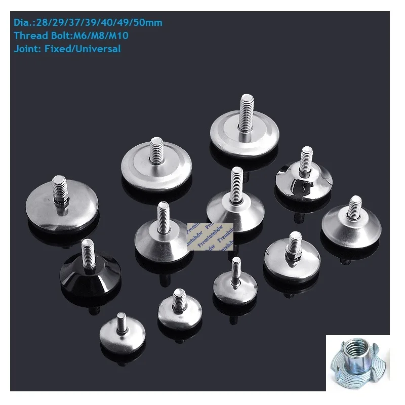 20Pcs M6 M8 M10 Thread Pronged T Nut Tnut Furniture Leg Leveler