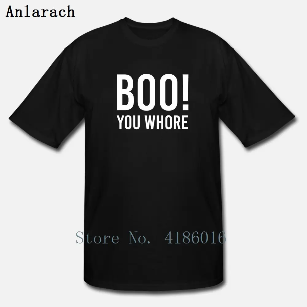 

Boo Boo You Whore T Shirt Original Tee Shirt Summer Print O-Neck Famous Standard Humor Shirt