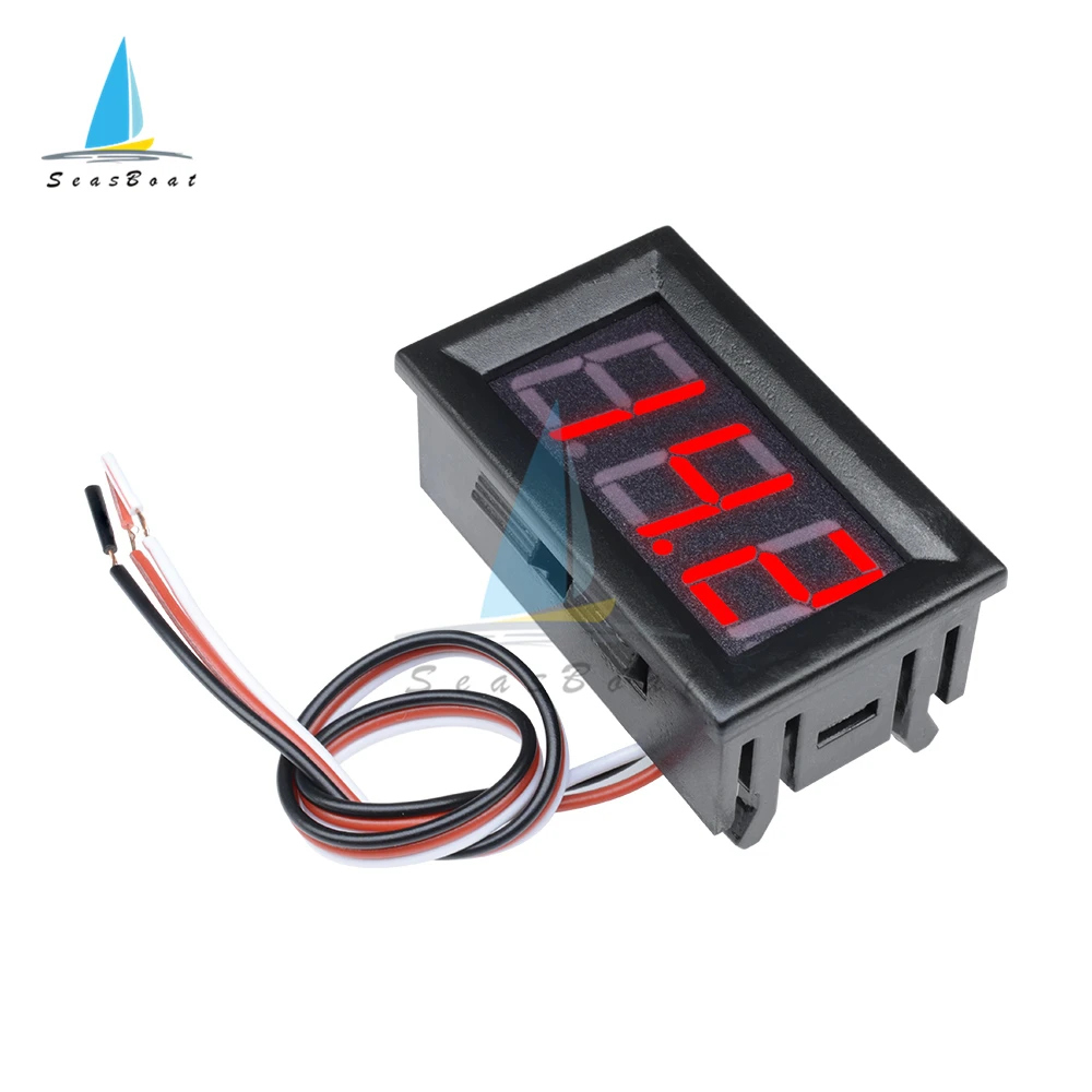 0.56 LED デジタル電圧計電圧計車オートバイボルトテスター検出