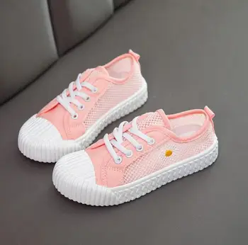 

2020 Kids Sneakers Mesh Lightweight Vulcanized Shoes For Baby Boys Girls Fashion Breathable Casual Trainer Children Canvas Shoes