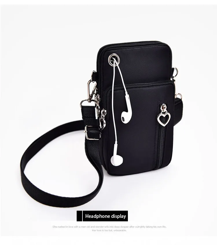 Universal Mobile Phone Bag For Samsung/iPhone/Huawei/HTC/LG Case Wallet Outdoor Sport Arm Purse Shoulder Bag Women Phone Pouch