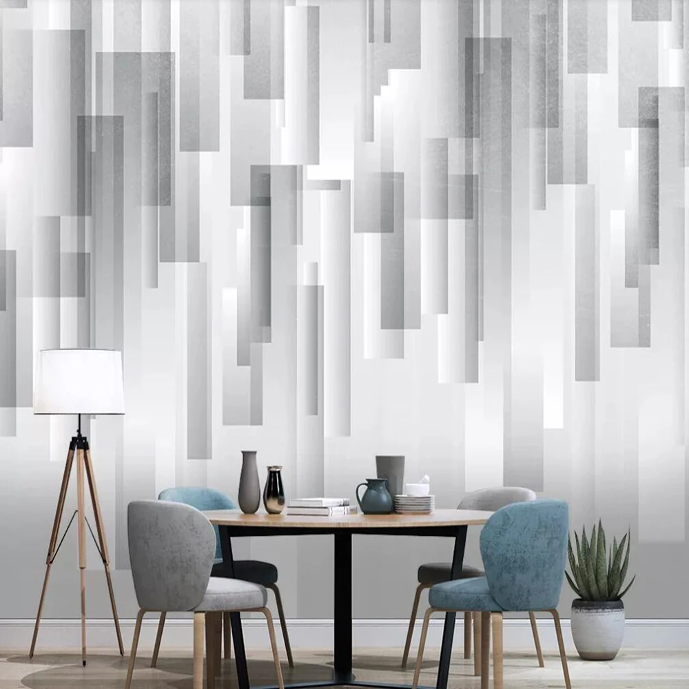 

Drop Shipping Custom Large 3D Wallpaper Mural Modern Minimalist Abstract Geometric TV Background Wall Decoration Wallpaper Mural